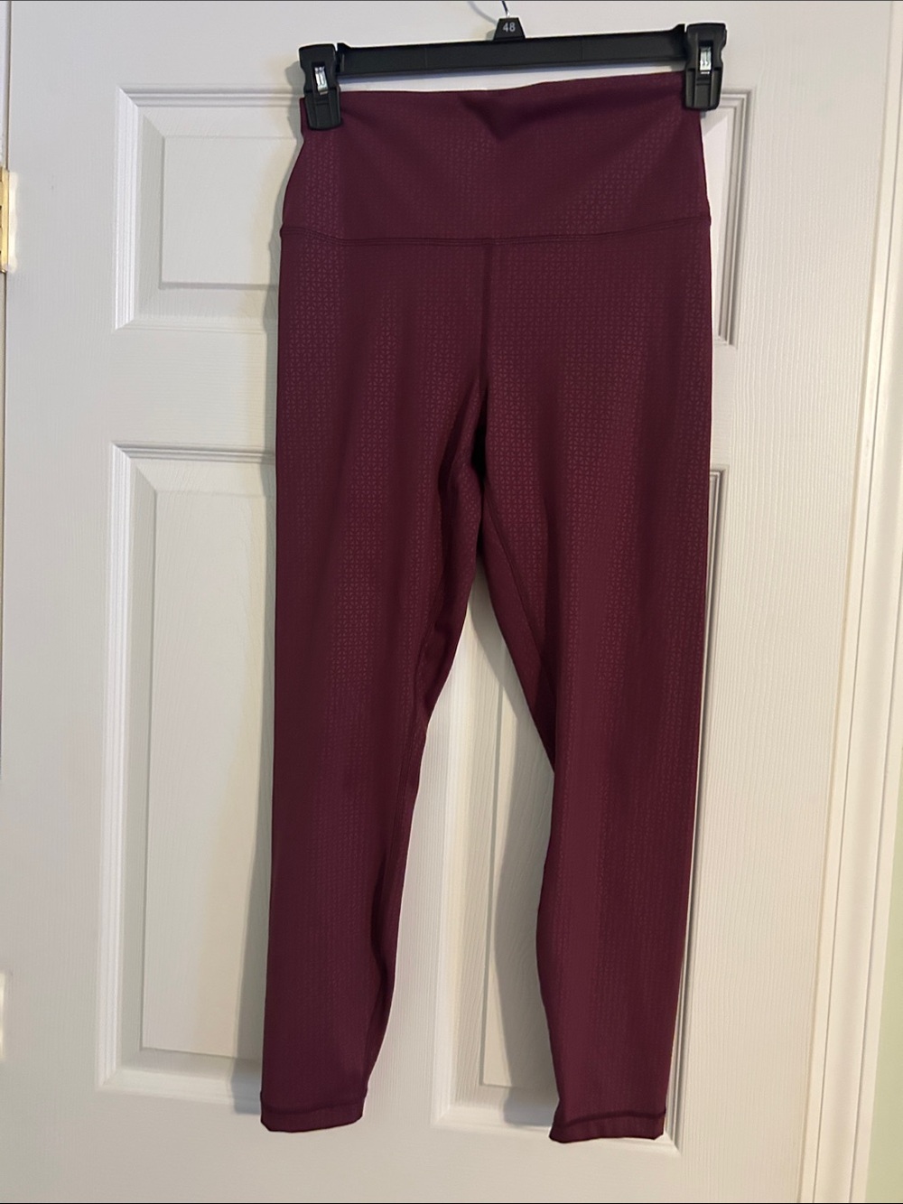90 Degree By Reflex High-Waist Plum Active Leggings